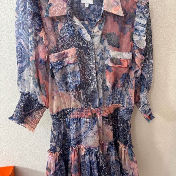 Misa LA Amelie Dress - Namaskar Patchwork, Small - Picture 4 of 4